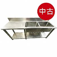 二手/中古 右雙槽左平台