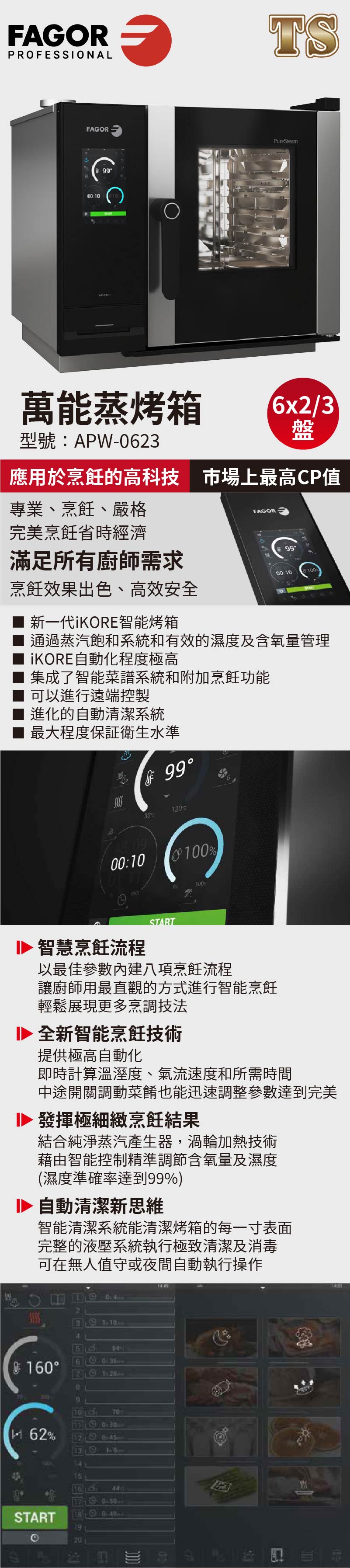 萬能智能蒸烤箱