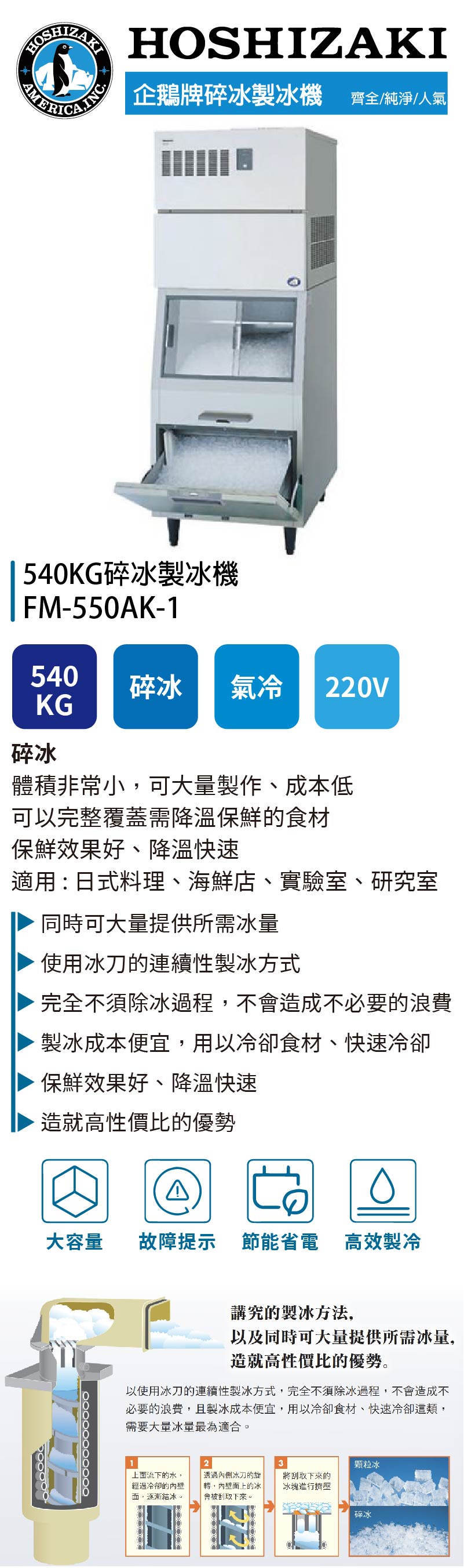 540KG碎冰製冰機