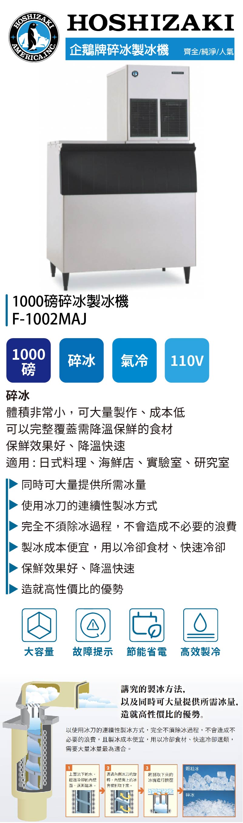 1000磅碎冰製冰機