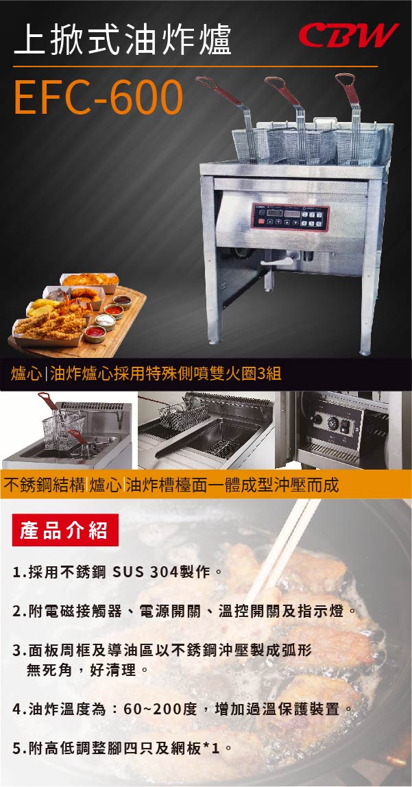 電力油炸爐